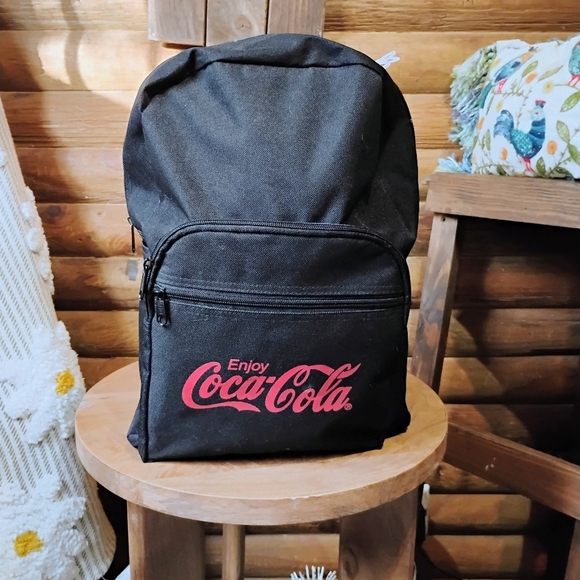 NWOT Vintage Coca Cola Black Backpackade in Philippines - Picture 1 of 11